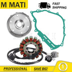 Flywheel Rotor + Stator + Gasket for Yamaha Rhino 700 YXR700 (2008–2013)