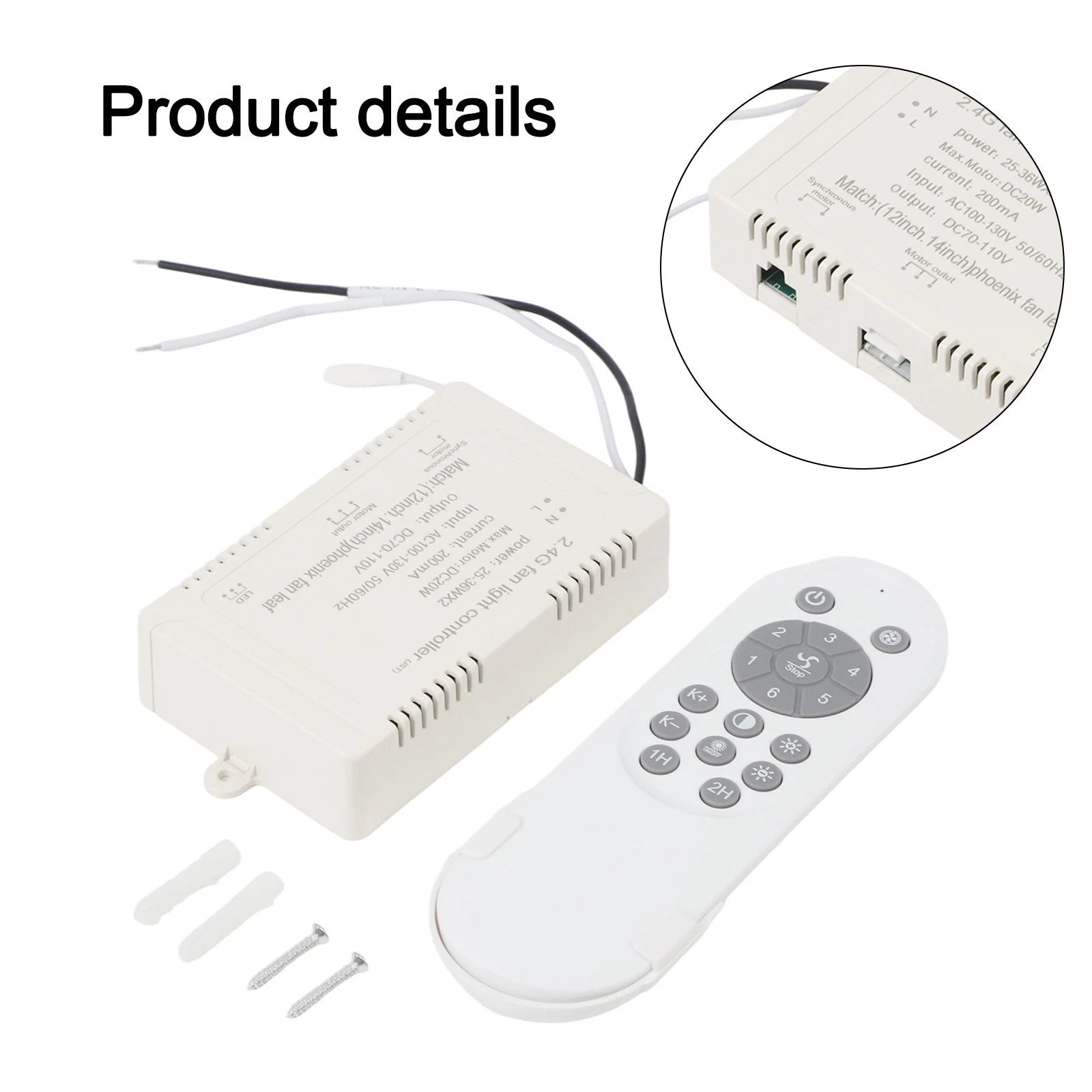 24V Fan Light Remote Control for Enhanced Compatibility (2023–2023)