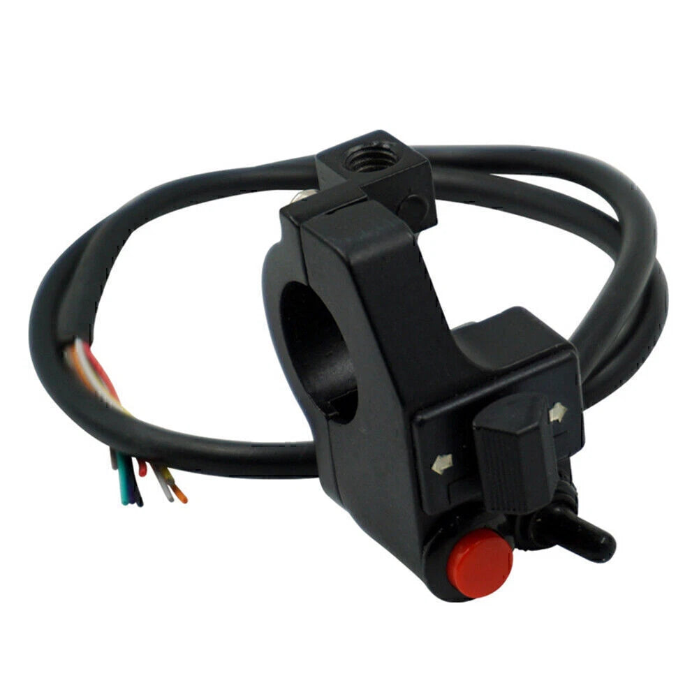 7/8" Left Handlebar Switch for Motorcycle (Turn Signal, High/Low Beam, Horn)