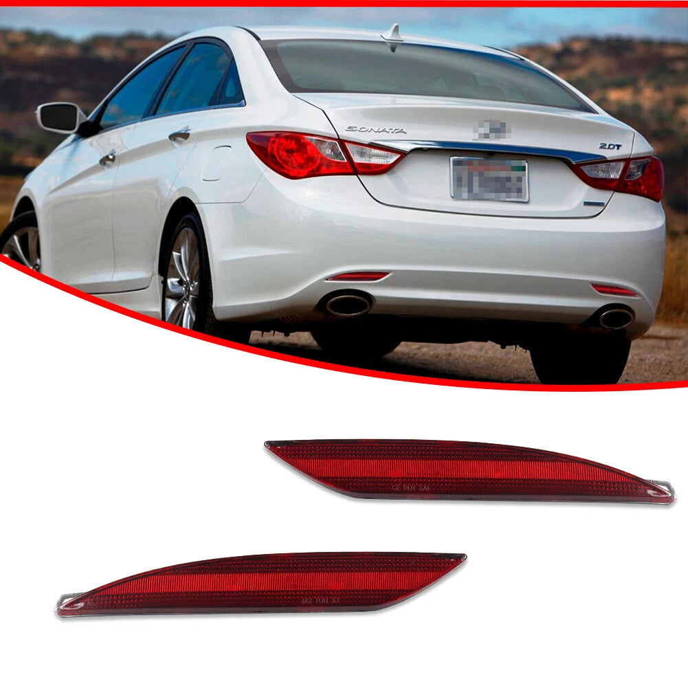 Bumper Reflector for Hyundai Sonata (2011–2013) Rear Left & Right