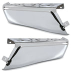 Set of 2 Chrome Rear Bumper Face Bar End Caps for Ford F150 (2015–2020)