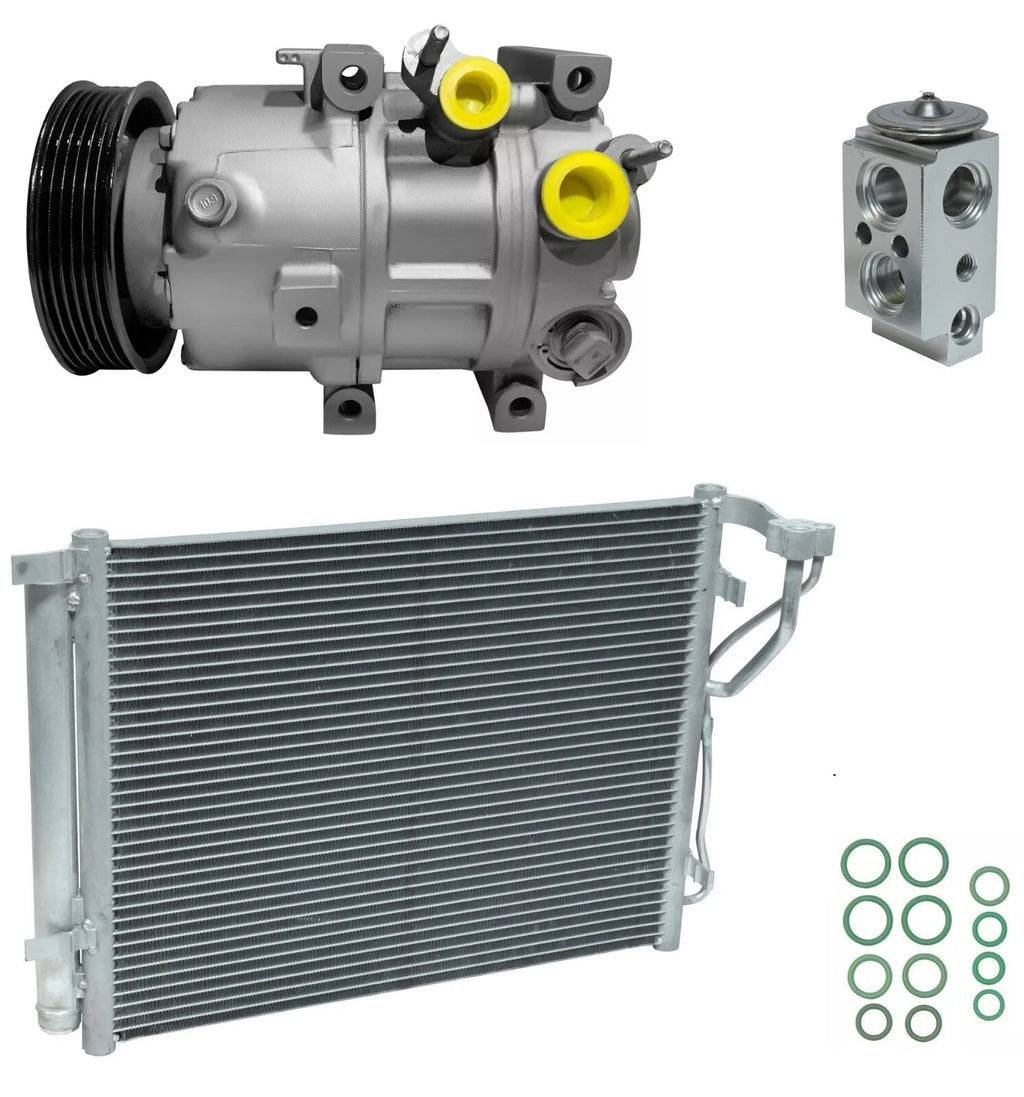 AC Compressor Kit with Condenser for Kia Optima 2.0L Turbo (2016–2016)