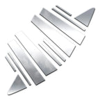 12pc. Luxury FX Polished Pillar Post Trim for 2020-2022 Toyota Corolla Sedan