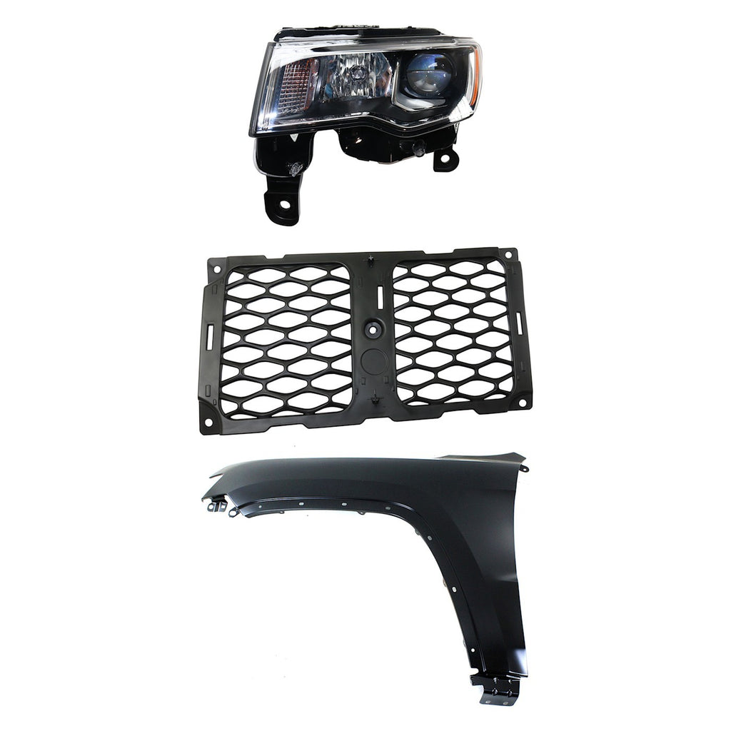 Fender Kit for Jeep Grand Cherokee (2017–2021) Front Driver Side