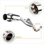 4" Rolled Tip Muffler Catback Exhaust System for Mitsubishi Eclipse (2000–2005)