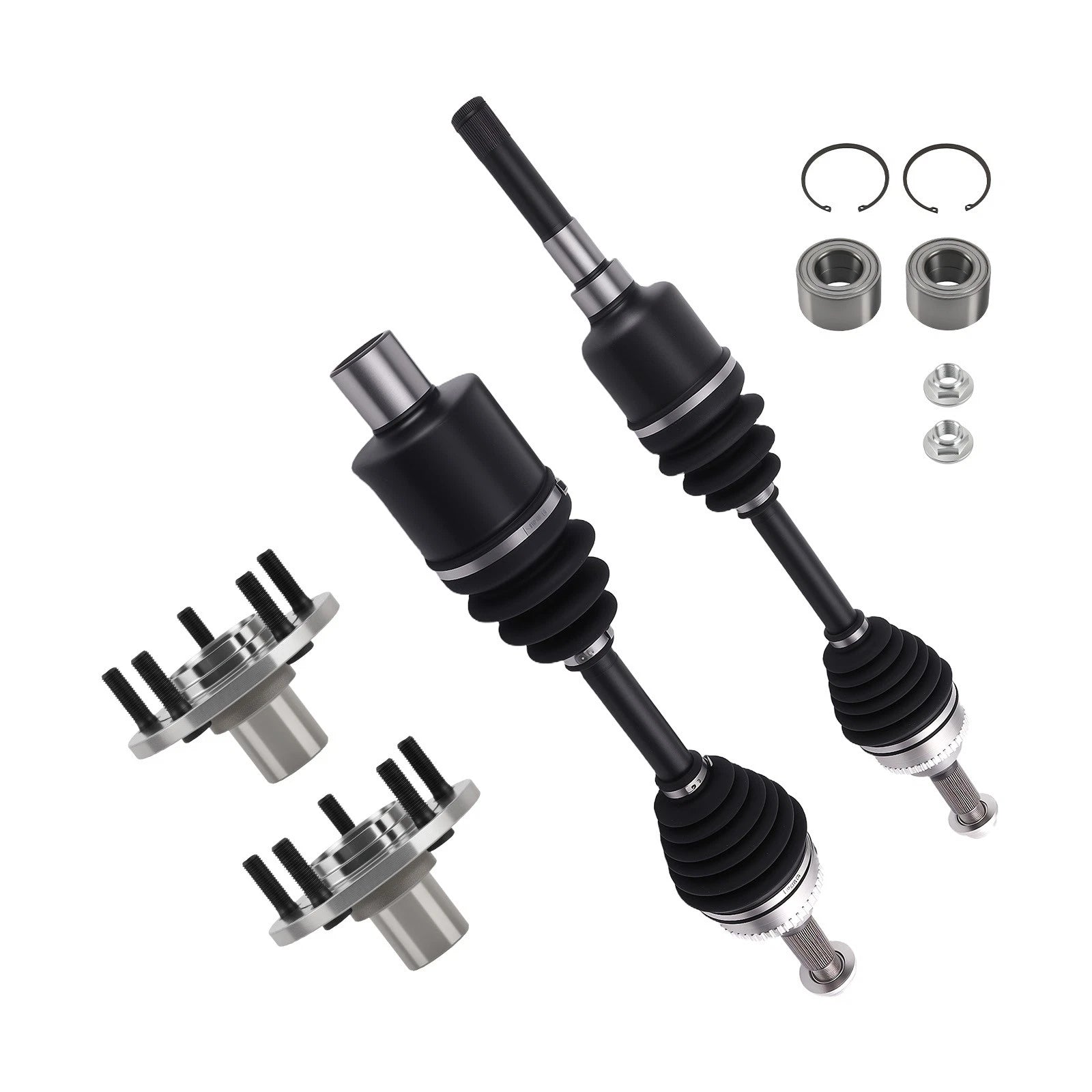 Front CV Axle and Wheel Hub Assembly for Ford Escape Mazda Tribute Mercury Mariner (2001–2011)