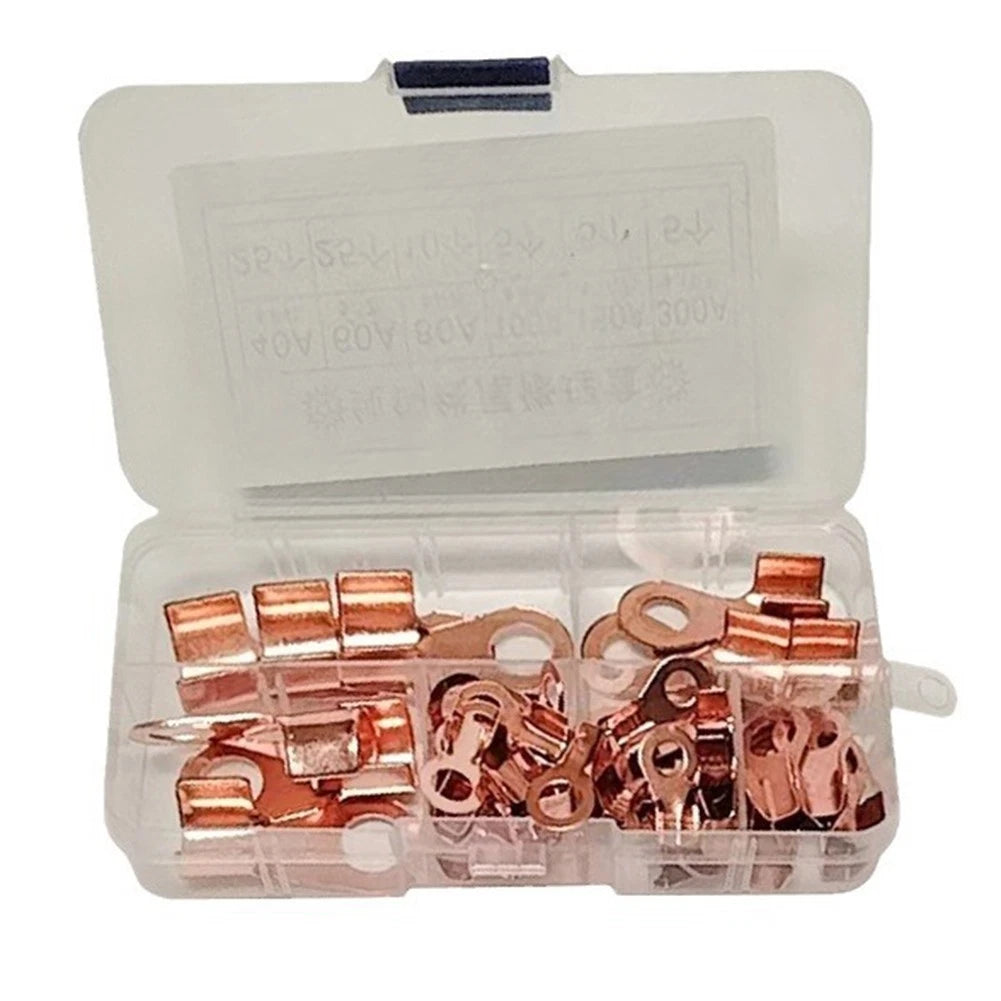 75PCS Copper Terminal Connectors for Battery Cable Splice (40-300 Amp)