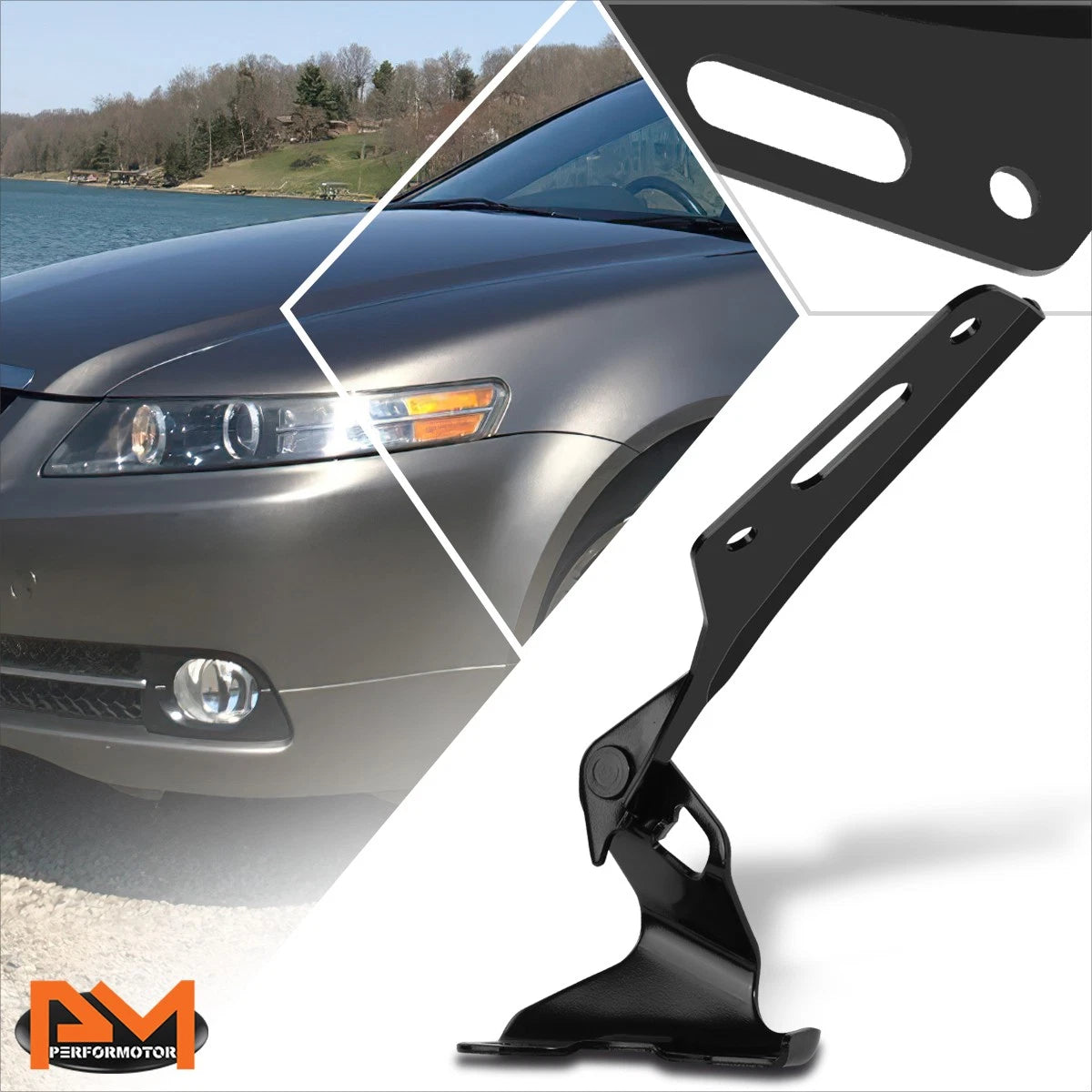Fog Light Lamp Cover for BMW 528i 535i 550 (2011–2013) Black