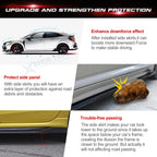 Universal Lower Side Skirt Winglets Diffusers Bottom Line Extension