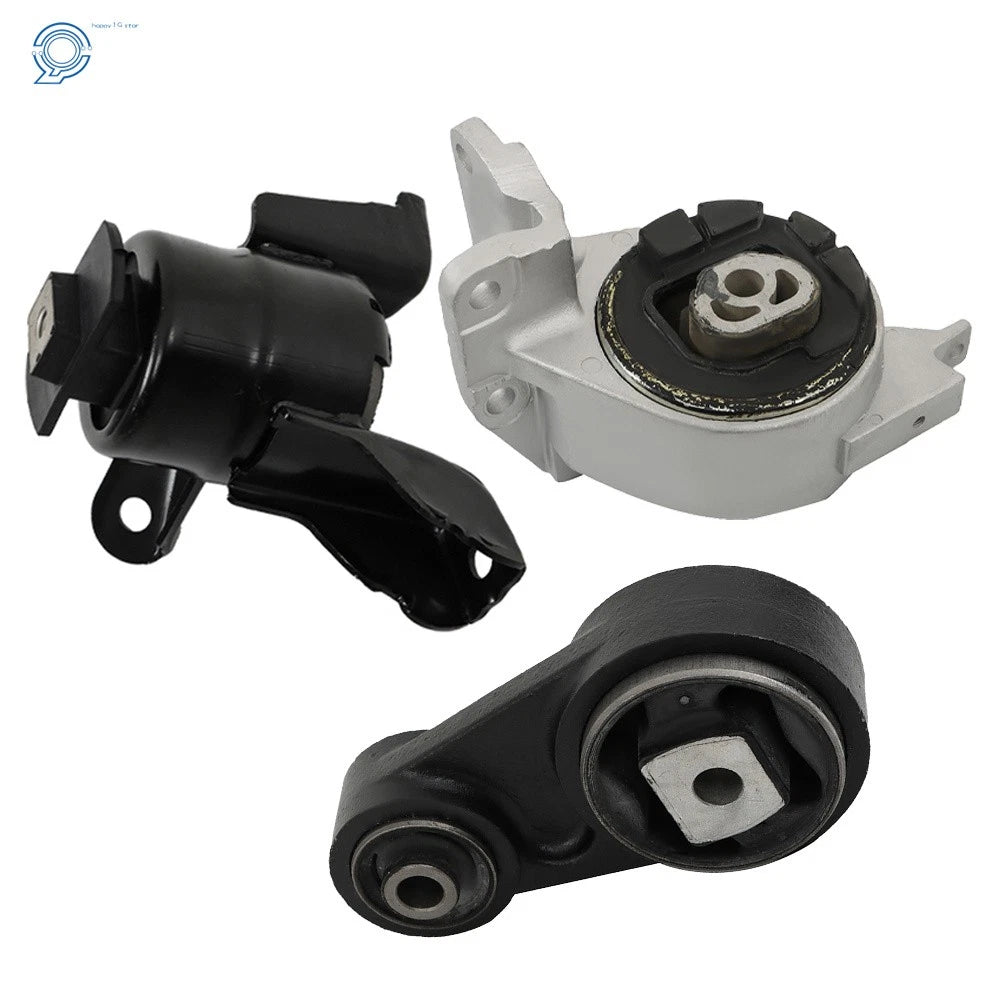 Set of 3 Front Engine & Transmission Mounts for Ford Mercury Fusion Milan (2010–2012)