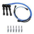 Set of 6 NGK Iridium IX Spark Plugs & Wire Set for Amanti Santa Fe (2007–2012)