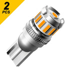 Set of 2 AUXITO T10 LED Side Marker Bulbs 168 194 192 2825 Amber