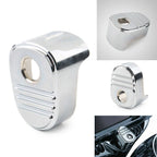 Chrome Tri Line Ignition Switch Cover for Touring Electra Glide FLHTP (2014-2022)