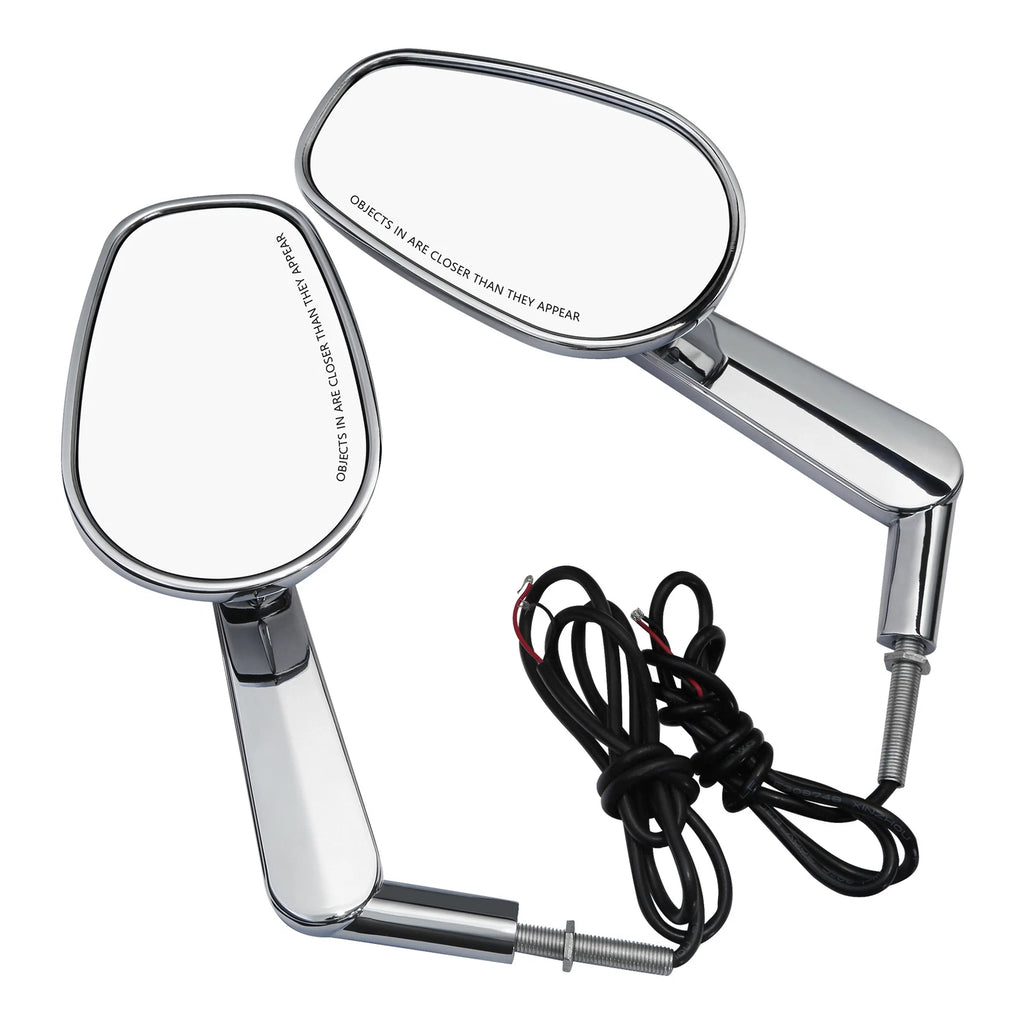 Rear View Mirrors with LED Turn Signals for Harley V-ROD VRSCF (2009–2017)