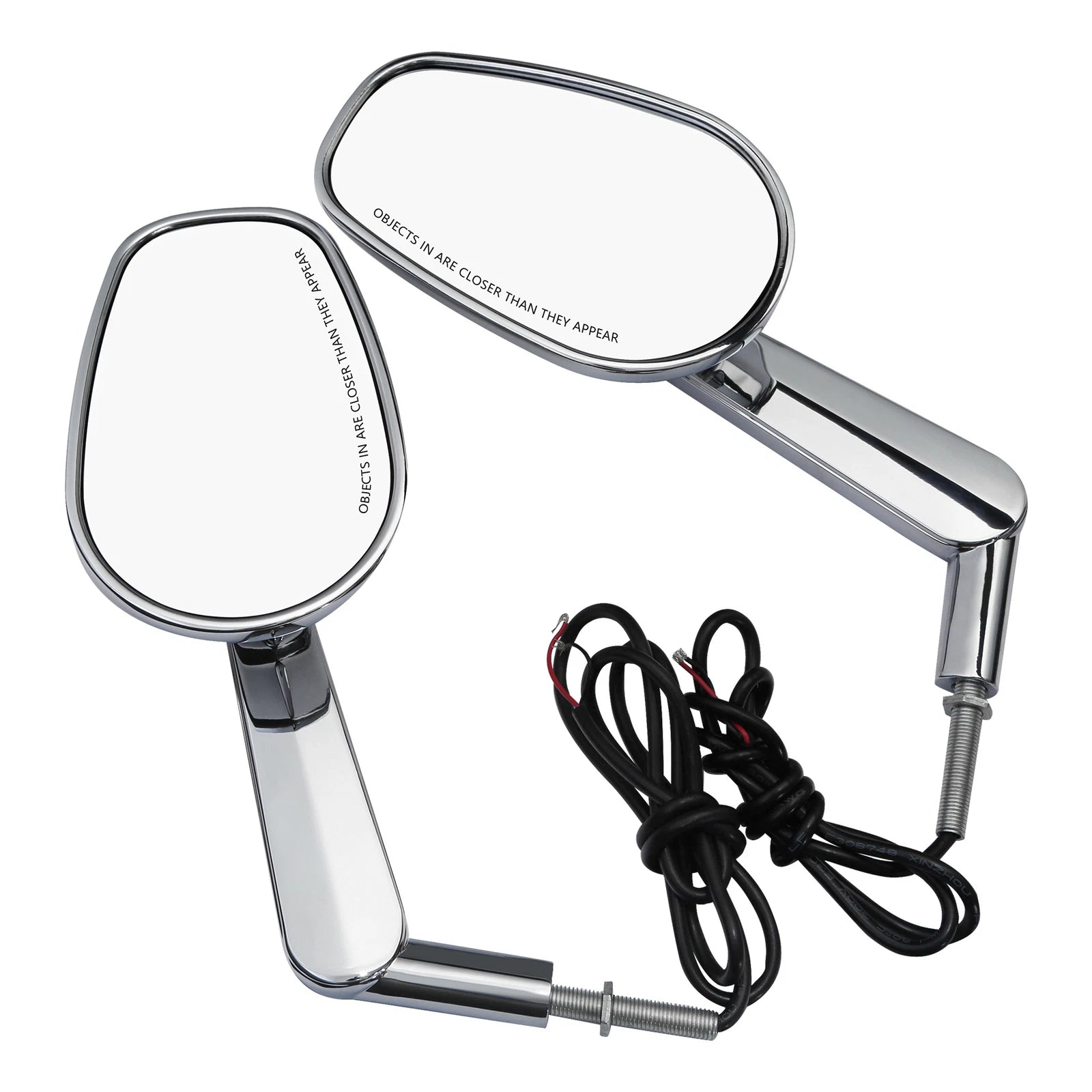 Rear View Mirrors with LED Turn Signals for Harley V-ROD VRSCF (2009–2017)