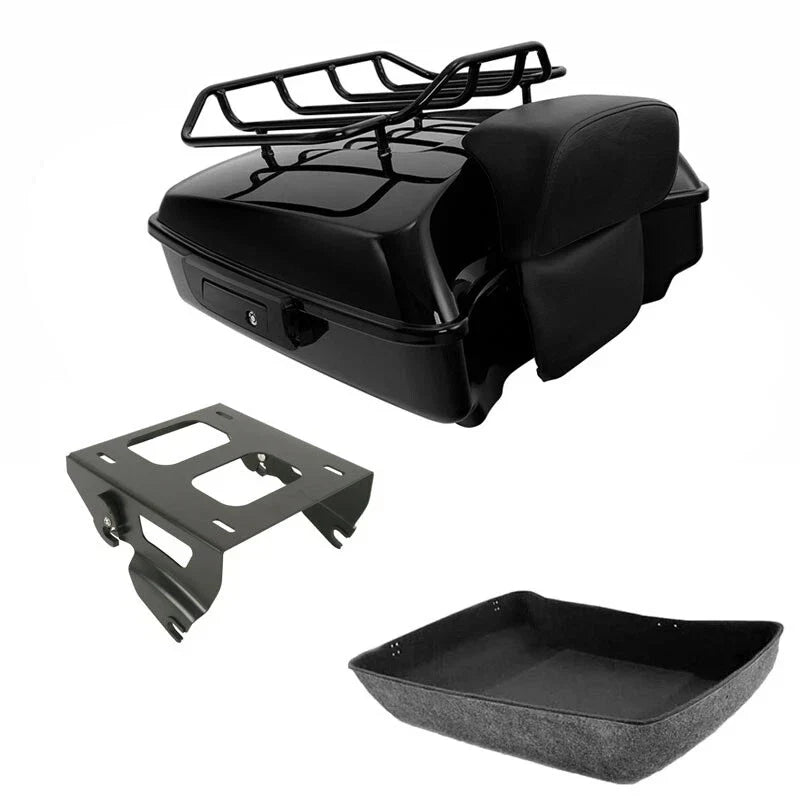 Trunk Pad Rack Solo Mount for Harley Touring Road Glide (2014-2025)