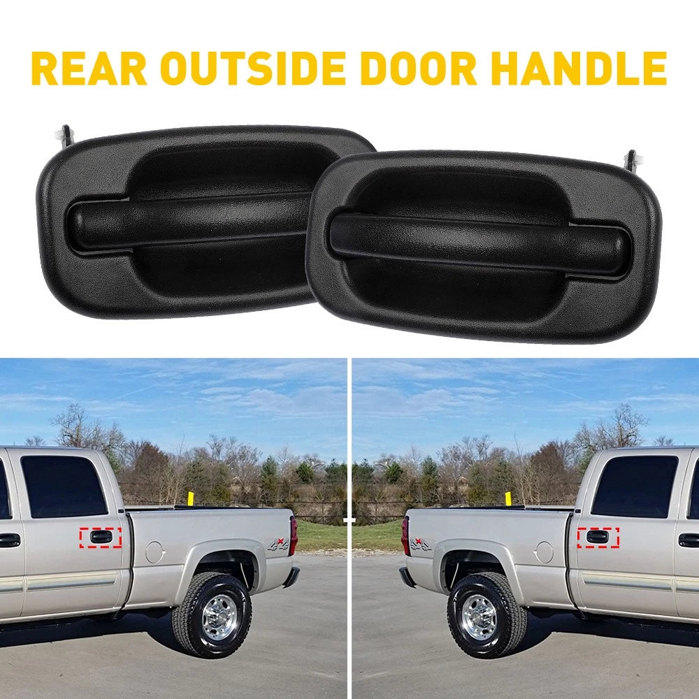 Set of 2 Door Handles for Chevrolet Silverado 1500 2500 3500 (2001–2006)