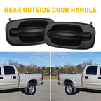 Set of 2 Door Handles for Chevrolet Silverado 1500 2500 3500 (2001–2006)