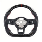 Real Carbon Fiber Sport Steering Wheel for Volkswagen Golf MK7 GTI (2015–2020)