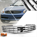 LED Chrome Headlights for Chevy Avalanche Silverado (2003–2007)