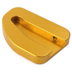 Gold Plate Side Stand Enlarger Kickstand Pad for Honda GoldWing GL1800 (2010-2017)