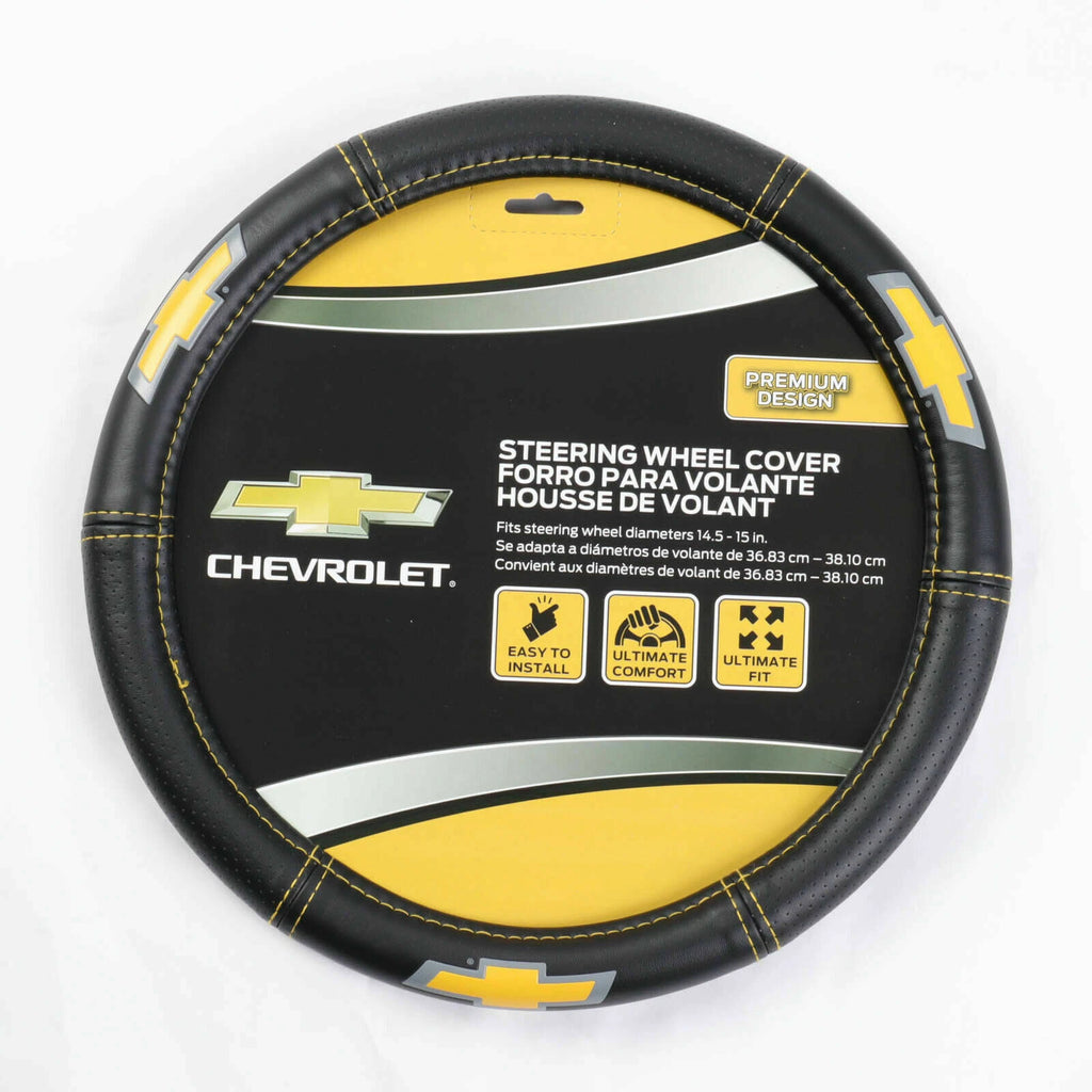 Steering Wheel Cover for Chevy Elite Synthetic Leather Speed Grip