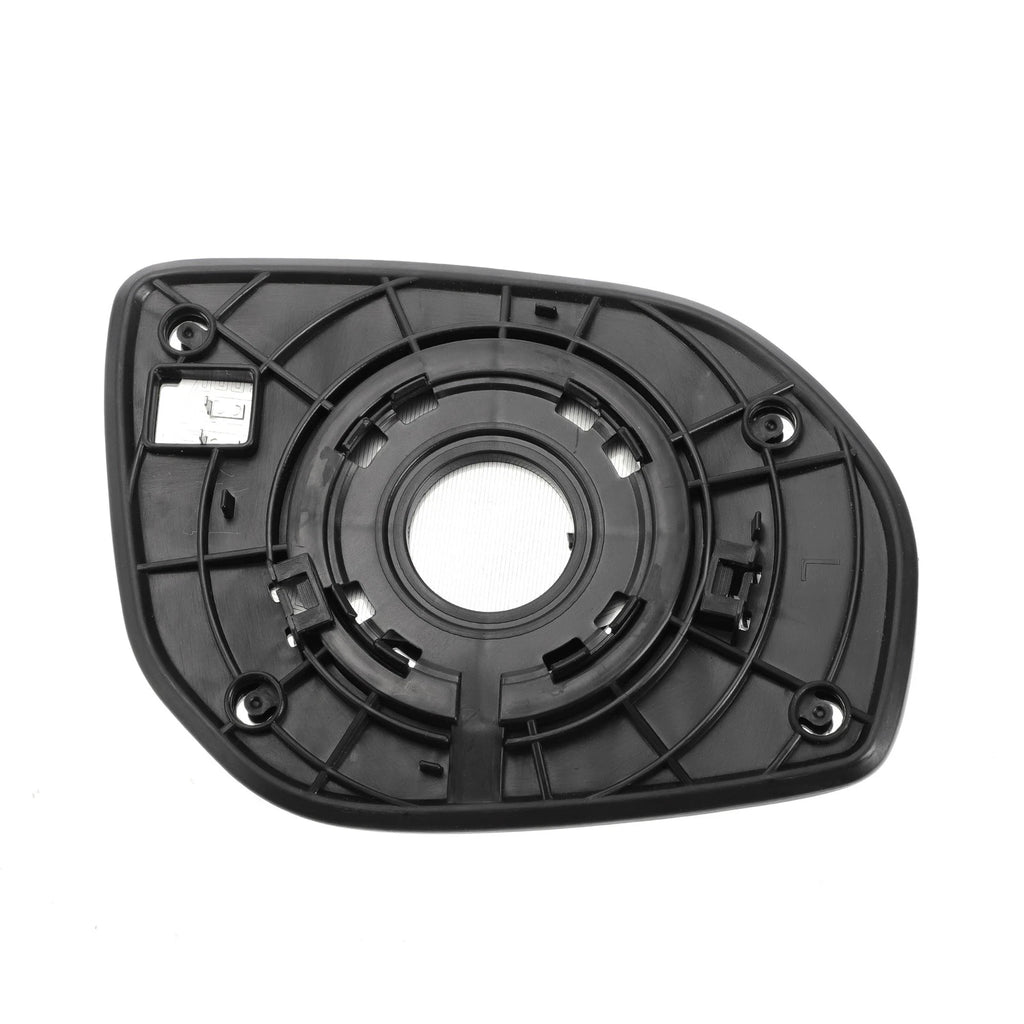 Heated Left Side White Mirror Glass for Hyundai Santa Fe (2013–2016)