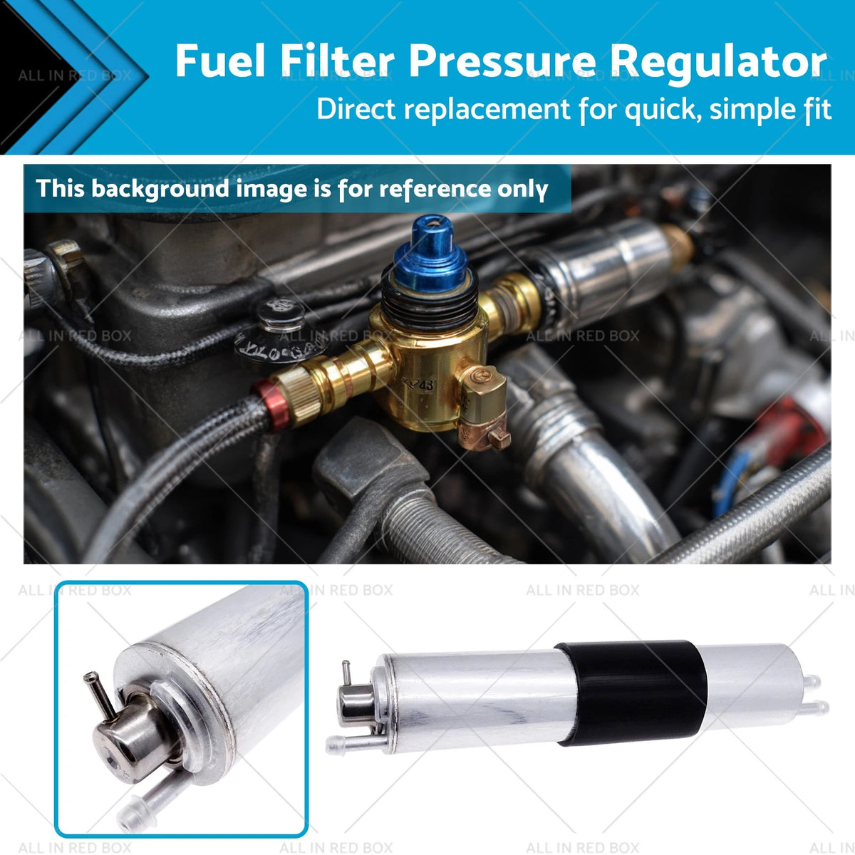 Fuel Filter Pressure Regulator for BMW Z3 E36 (2001–2002) 13327512019
