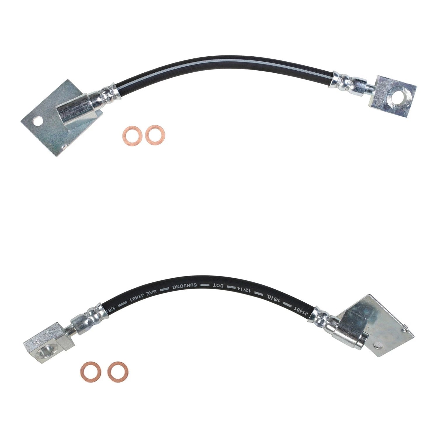 Sunsong Brake Hydraulic Hose Kit for D350 W200 W250 W300 W350 (2X)