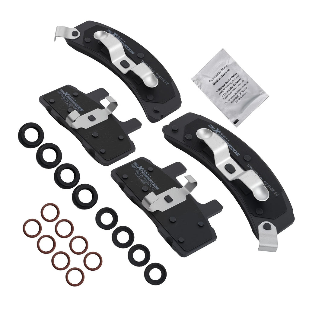 Set of 4 Front Brake Pads for Cadillac DeVille Escalade Fleetwood Chevy C1500