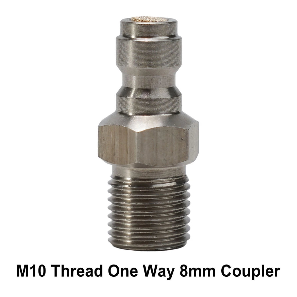 M10x1.0 Threaded PCP Fittings 8MM Male Quick Disconnect Adapter