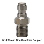 M10x1.0 Threaded PCP Fittings 8MM Male Quick Disconnect Adapter