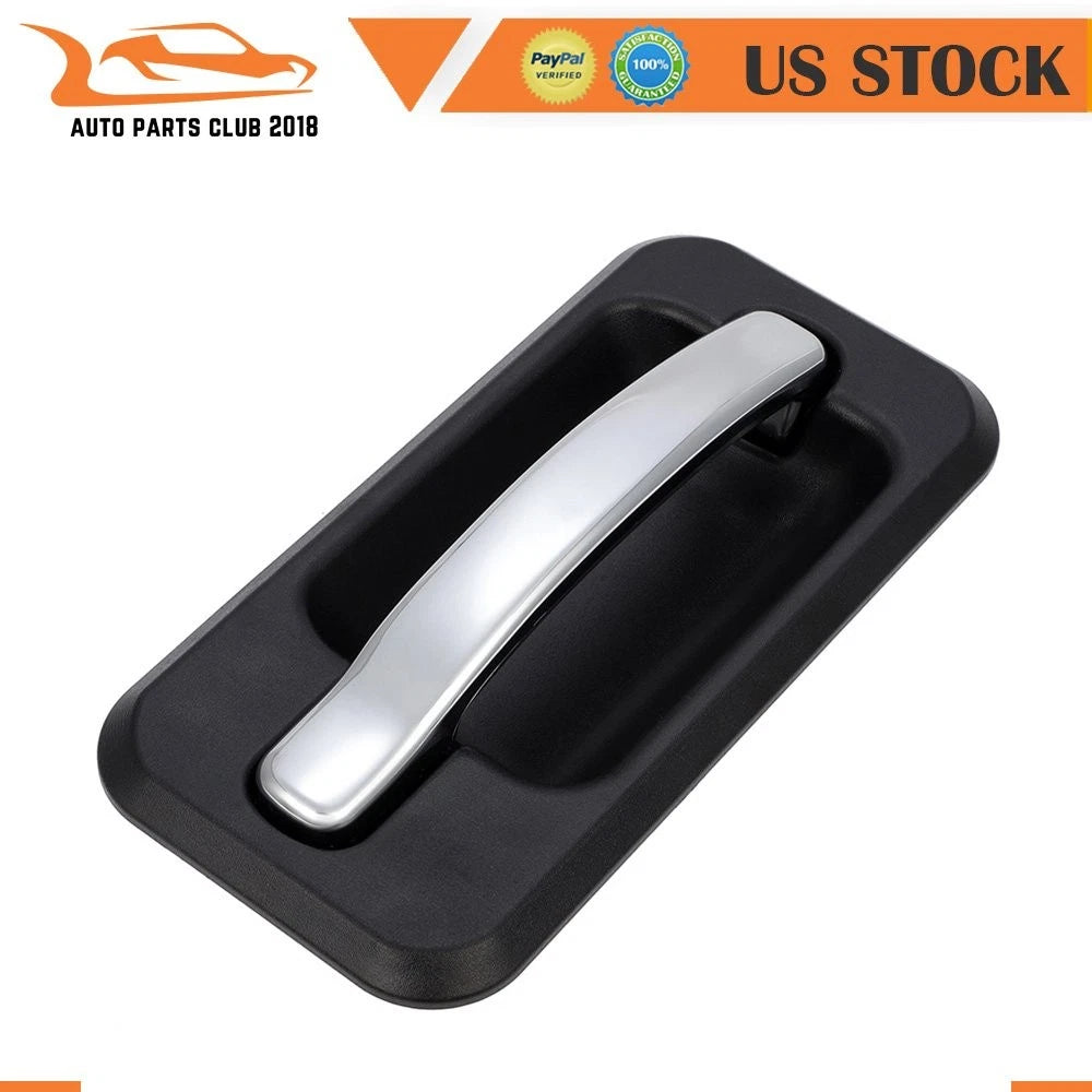 Rear Passenger Outside Door Handle for Hummer H2 (2003-2009) Chrome/Black