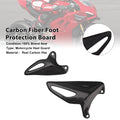 Real Carbon Fiber Foot Board for Ducati Panigale V4 V4S V4R V2 (2018–2025)