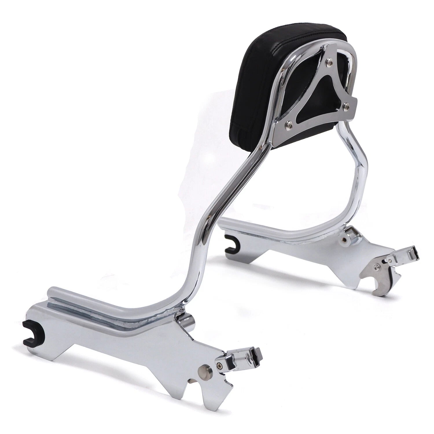 Chrome Sissy Bar Backrest w/Pad for Harley FLFB FLFBS FXBR (2018–2021)
