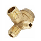3 Port Brass Male Threaded Check Valve for Air Compressor