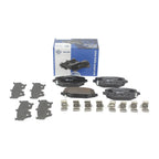 Set of 4 Hella Low-Metallic Disc Brake Pads for Chrysler Dodge Ram Volkswagen