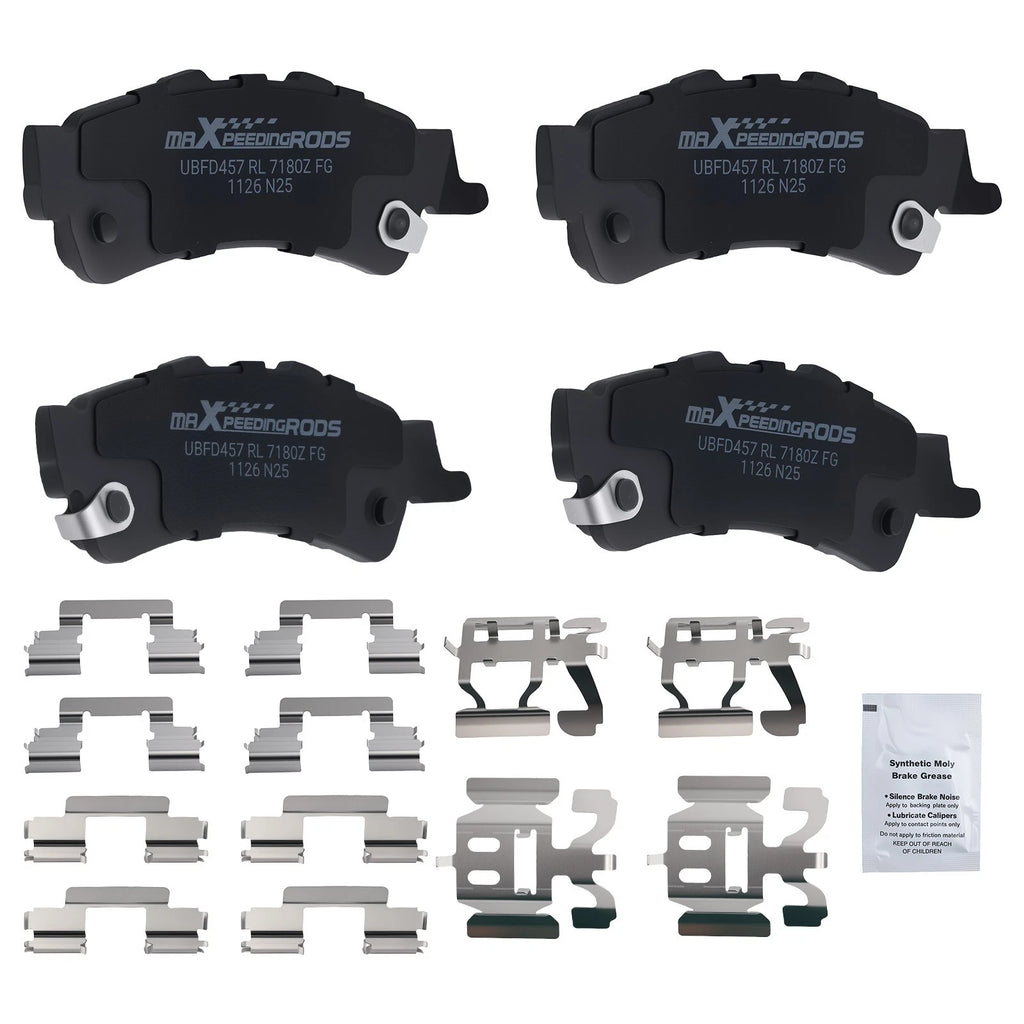 Rear Ceramic Brake Pads for Cadillac Escalade and Chevrolet Astro (2002-2005)