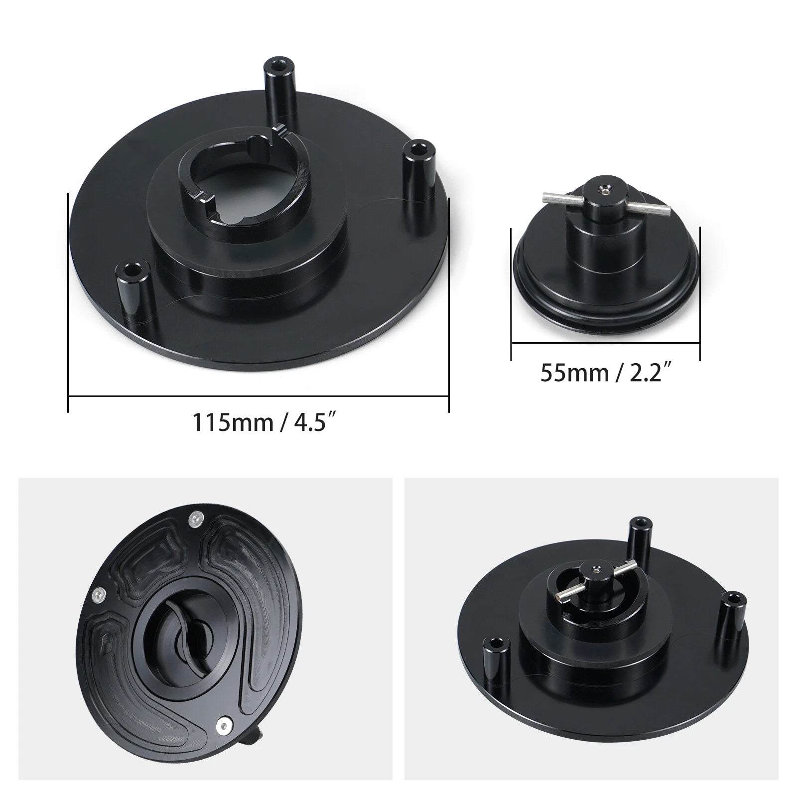 CNC Fuel Gas Tank Cap Cover for Honda RC51, CBR500F/X, CBR600 F4i/F4/F3/F2