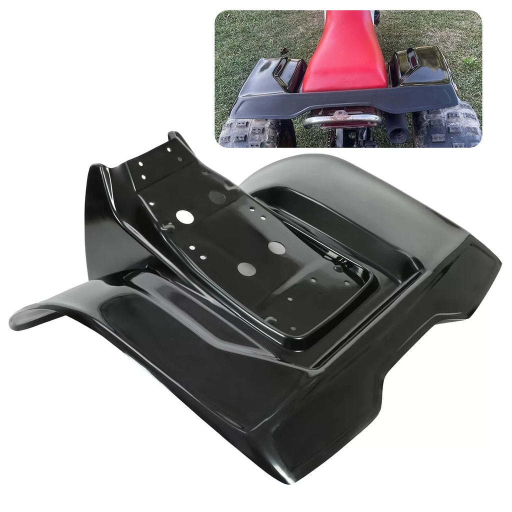 Rear Fender for Honda ATC200X (1983–1985) - Black ABS Mud Guard