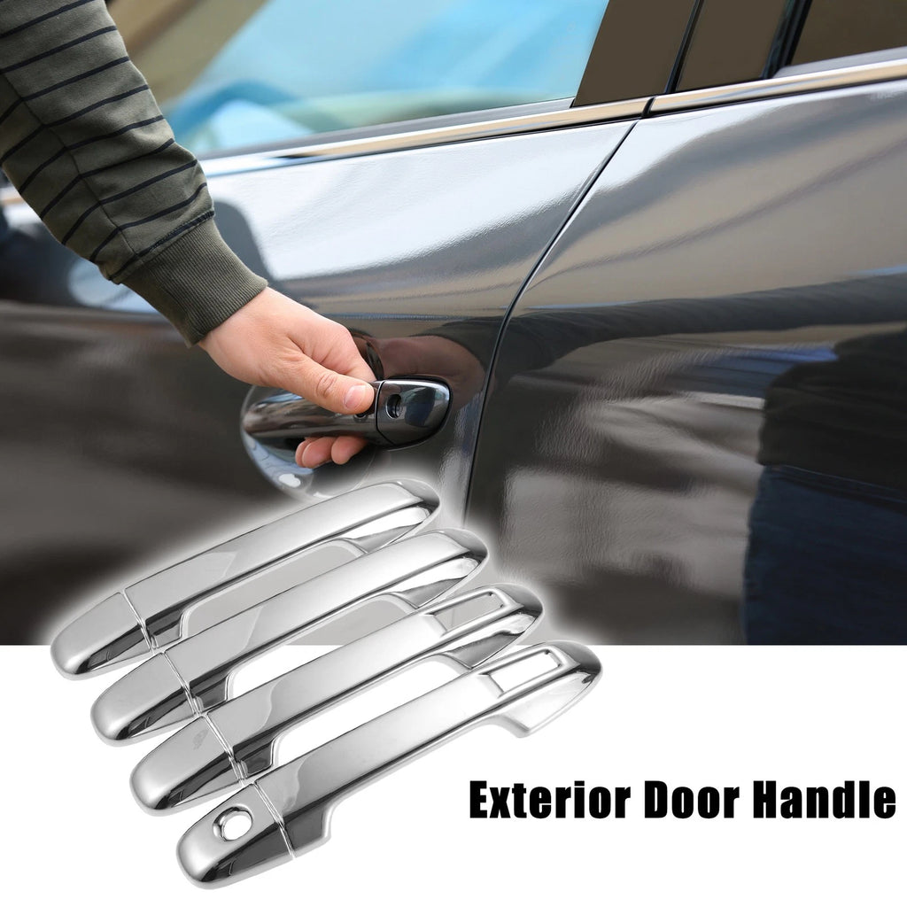 Set of 4 Exterior Door Handles for Subaru Ascent (2019–2023) Silver Tone