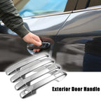 Set of 4 Exterior Door Handles for Subaru Ascent (2019–2023) Silver Tone