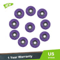 Set of 10 Strip Discs for Angle Grinder (Rust Removal)