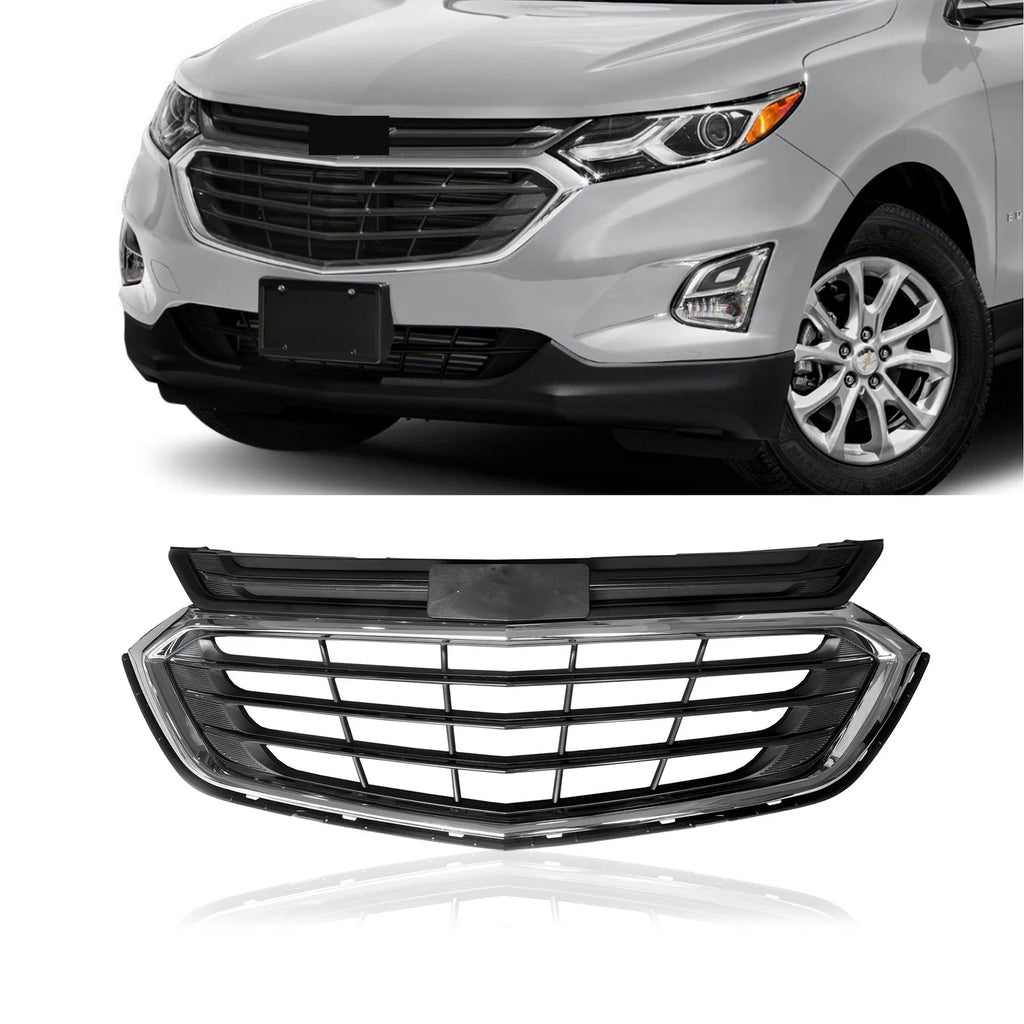 Front Grille for Chevrolet Equinox (2018–2021) Black & Chrome