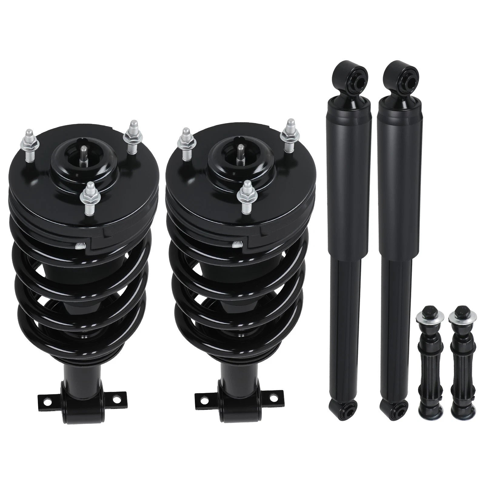 Front Struts Sway Bars Rear Shocks for Chevy Silverado GMC Sierra 1500 (2007–2013)