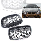 Honeycombe Style Mesh Front Bumper Grille for BMW 1 Series F20 (2011–2014)