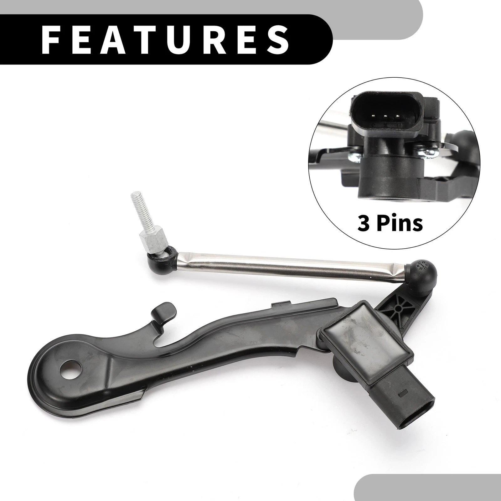 Rear Right Air Suspension Ride Height Level Sensor No. 4K0941310B for Audi S6 (2013–2018)