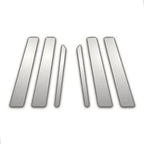 6Pc Chrome Pillar Post Covers for Mercedes S Class W220 (1999–2006)