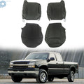 Set of 2 Seat Covers for Chevy Silverado & GMC Sierra (1999–2002) Graphite Leather