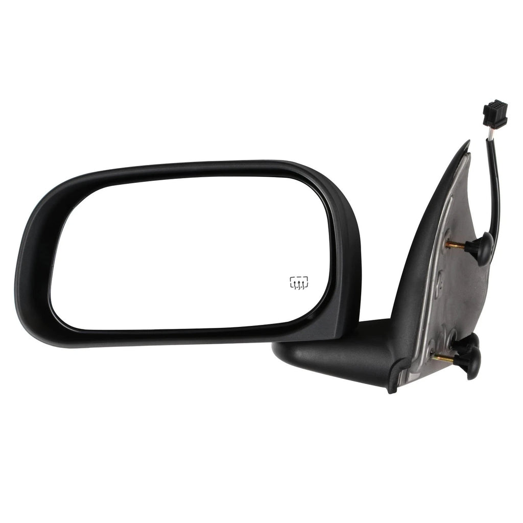 Driver Side Mirror for Dodge Durango (2004–2009) - Power Heated, Black Housing